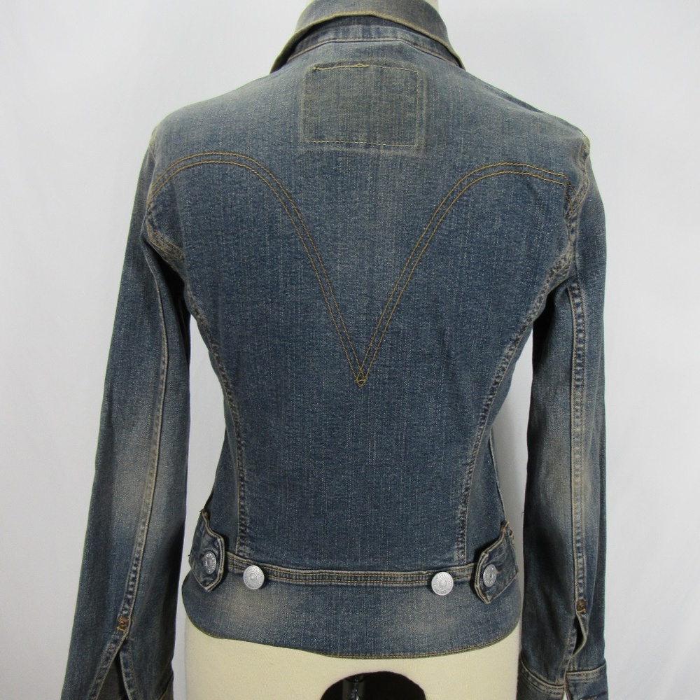 Levi's Stretch Jean Jacket Button Down Rustic Nwot - image 5